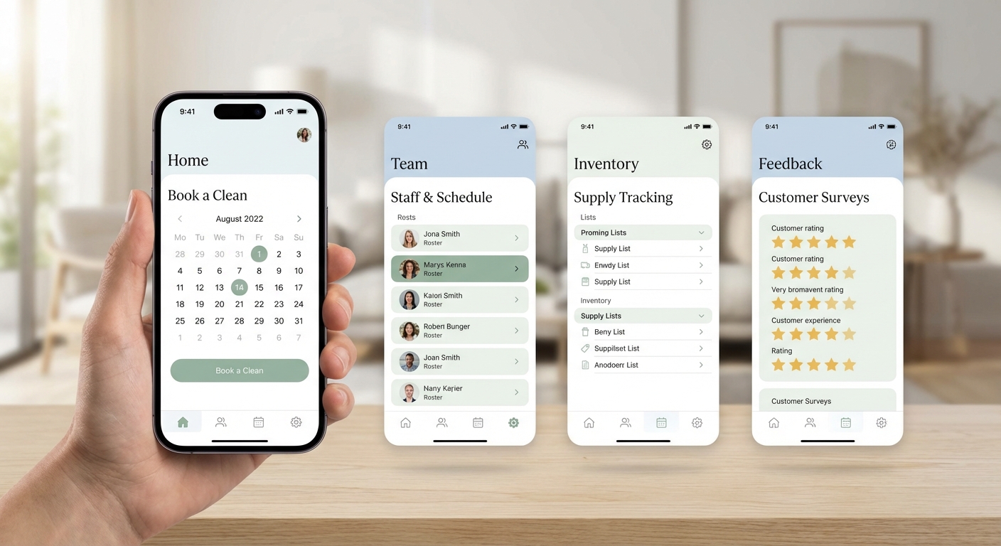 Cleaning Service App app preview