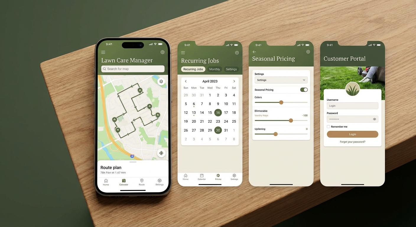 Lawn Care Manager app preview